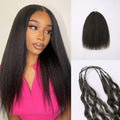 Kinky Straight Human Hair Wig | 10"-28"