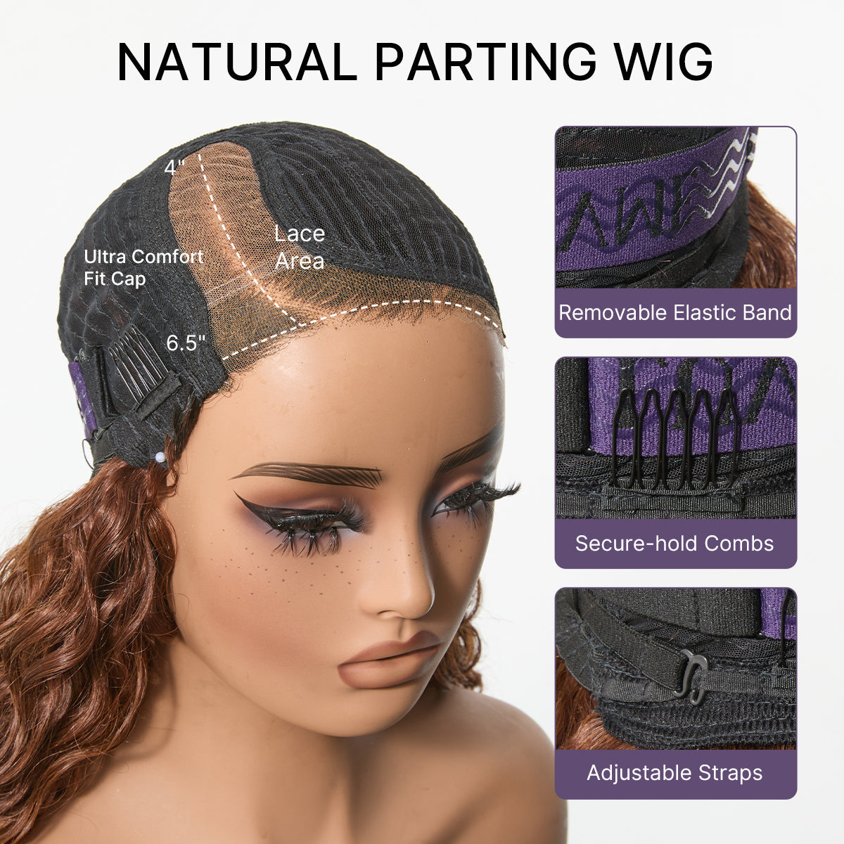 Glueless HD Lace Bob T-Part Lace Human Hair Wig - Ombre | 8"-14"