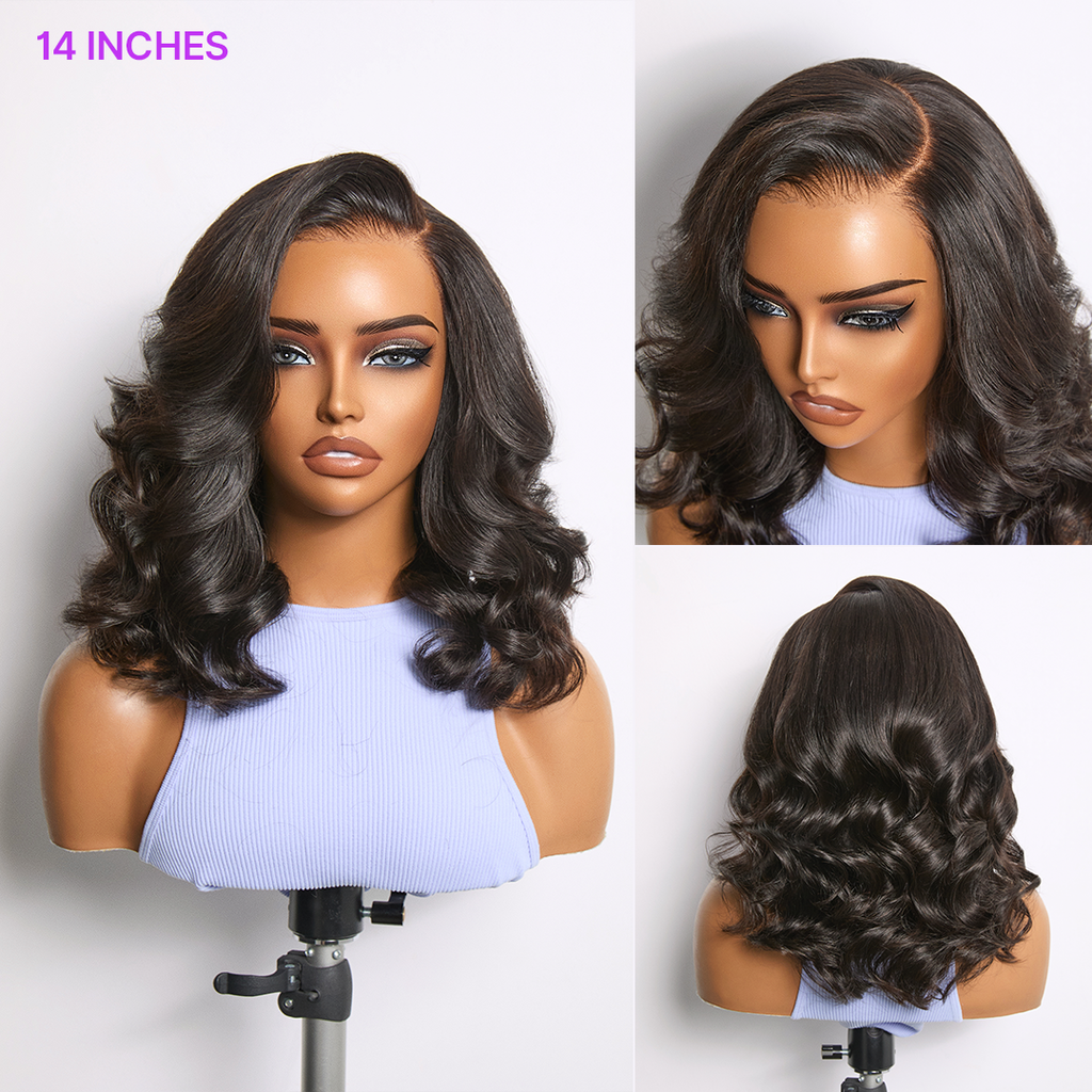HD Lace Loose Wave T-Part Lace Human Hair Wig | 10"-28"