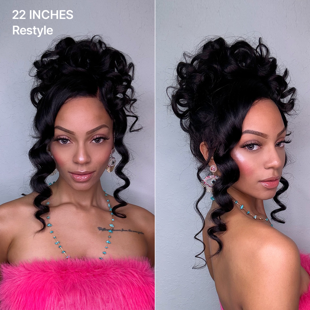 HD Lace Loose Wave T-Part Lace Human Hair Wig | 10"-28"