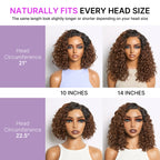 Glueless HD Lace Bob T-Part Lace Human Hair Wig - Ombre | 8"-14"