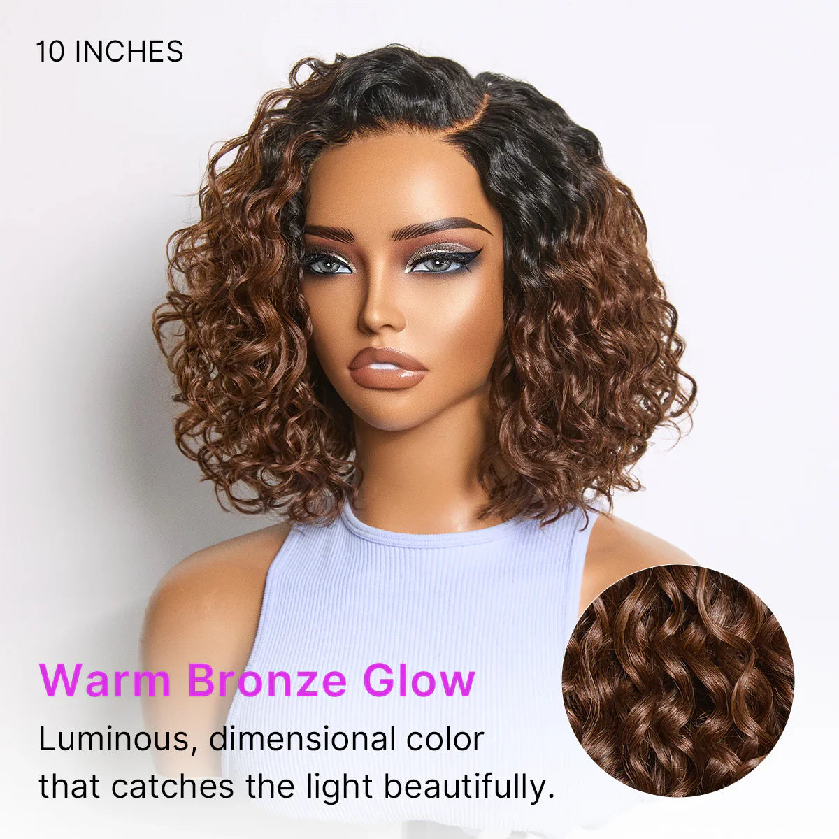 Glueless HD Lace Bob T-Part Lace Human Hair Wig | 8"-14"