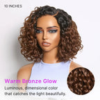 Glueless HD Lace Bob T-Part Lace Human Hair Wig - Highlight | 8"-14"