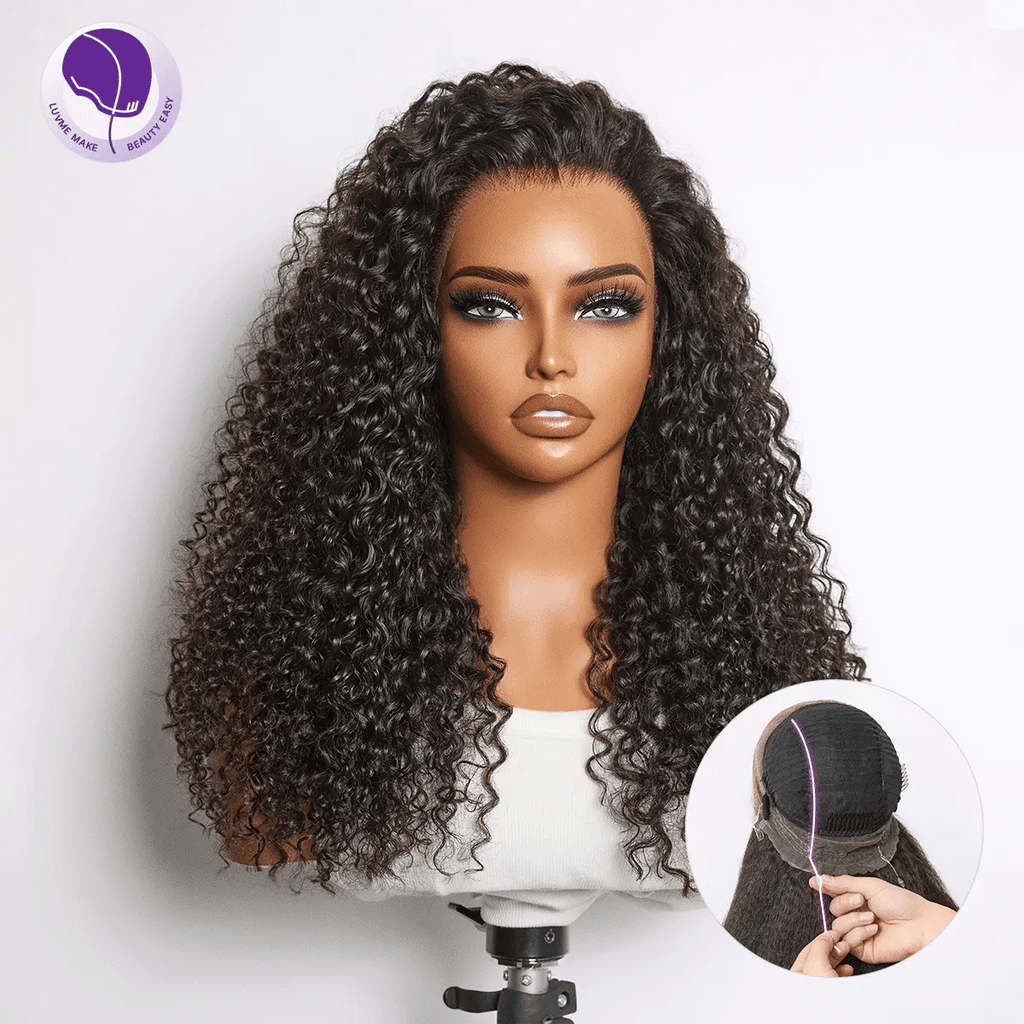 HD Lace Water Wave T-Part Lace Human Hair Wig | 10"-28"