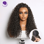 HD Lace Water Wave T-Part Lace Human Hair Wig | 10"-28"