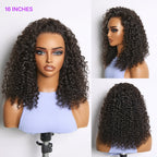 HD Lace Water Wave T-Part Lace Human Hair Wig | 10"-28"