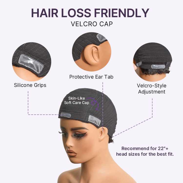 Glueless Curly Human Hair Wig | 8"-14"