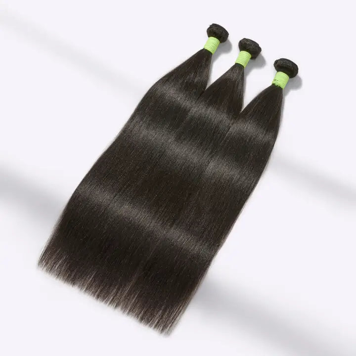 Kinky Straight 100% Virgin Human Hair Bundles - Red | 12"-30"