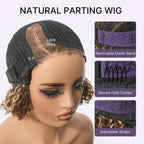 Glueless HD Lace Pixie T-Part Lace Human Hair Wig - Highlight | 8"-14"