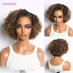 Glueless HD Lace Pixie T-Part Lace Human Hair Wig - Highlight | 8"-14"