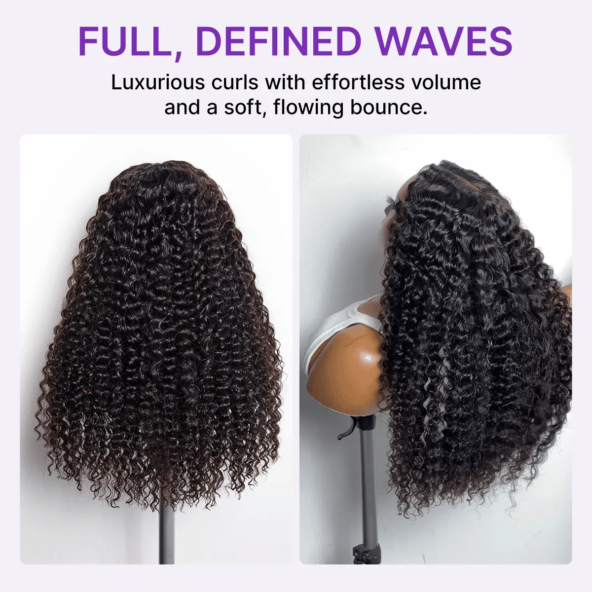 Glueless HD Lace Loose Wave T-Part Lace Human Hair Wig 200% Density | 10"-28"