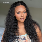 Glueless HD Lace Loose Wave T-Part Lace Human Hair Wig 200% Density | 10"-28"