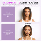 Glueless HD Lace Bob T-Part Lace Human Hair Wig - Ombre | 8"-14"