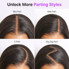 Glueless HD Lace Bob T-Part Lace Human Hair Wig - Ombre | 8"-14"