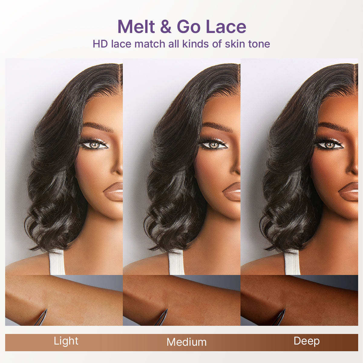 Glueless HD Lace Curly T-Part Lace Human Hair Wig | 10"-28"