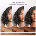 Glueless HD Lace Loose Wave T-Part Lace Human Hair Wig - Blonde 250% Density | 10"-28"
