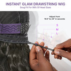 Glueless HD Lace Loose Wave T-Part Lace Human Hair Wig - Blonde 250% Density | 10"-28"