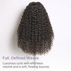Glueless HD Lace Water Wave T-Part Lace Human Hair Wig 180% Density | 8"-14"