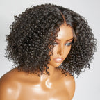 Glueless HD Lace Curly T-Part Lace Human Hair Wig | 8"-14"