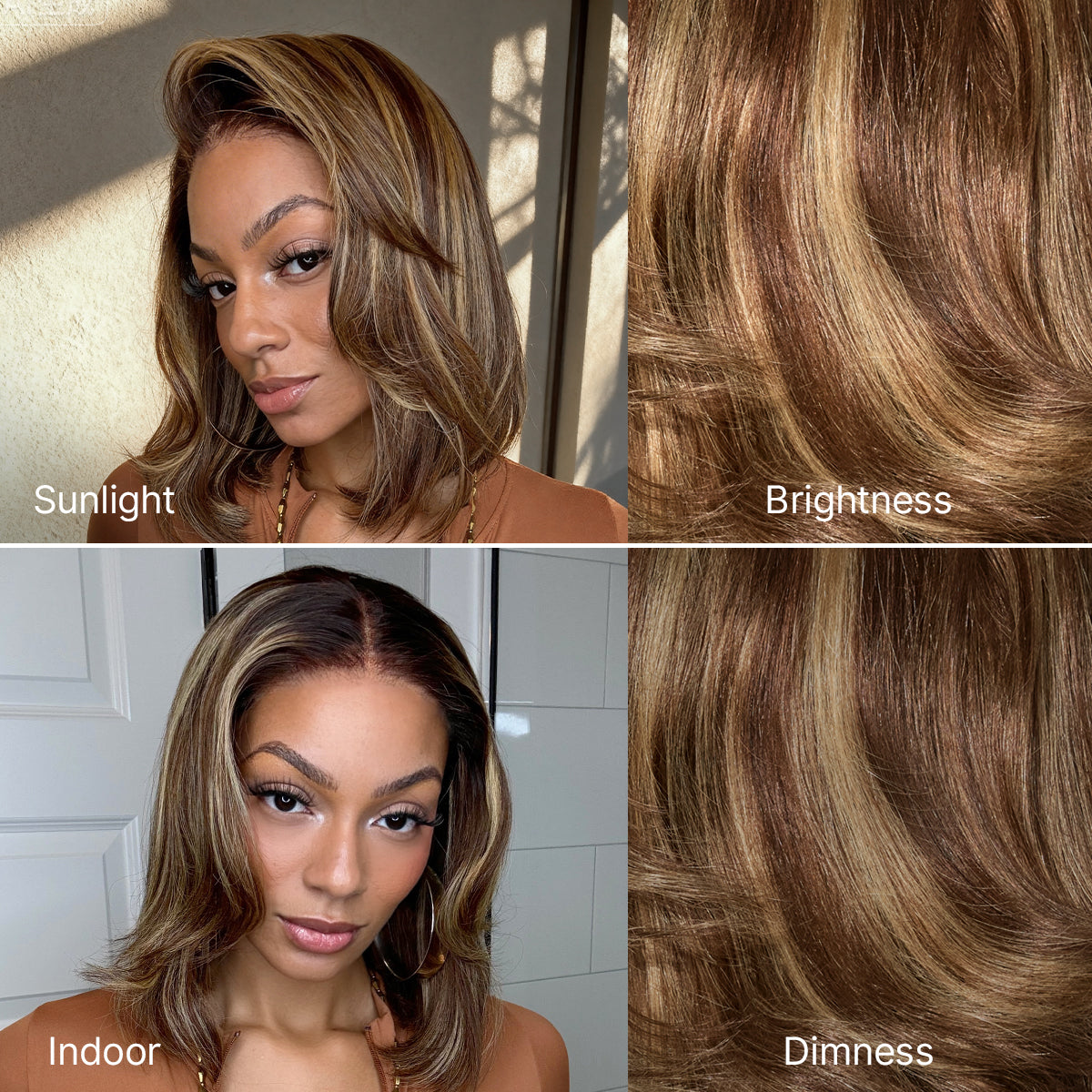 Glueless Layered T-Part Lace Human Hair Wig - Red | 8"-14"