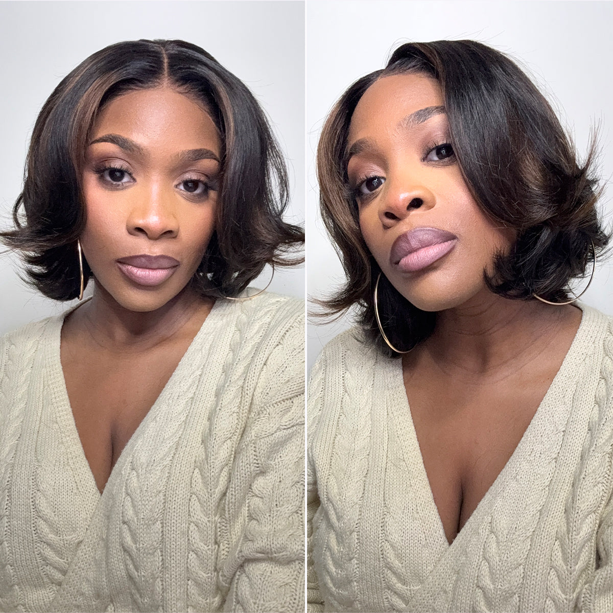 Glueless Layered T-Part Lace Human Hair Wig - Red | 8"-14"