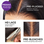 Glueless HD Lace Layered T-Part Lace Human Hair Wig - Red 180% Density | 10"-28"