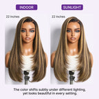 Glueless HD Lace Layered T-Part Lace Human Hair Wig - Red 180% Density | 10"-28"