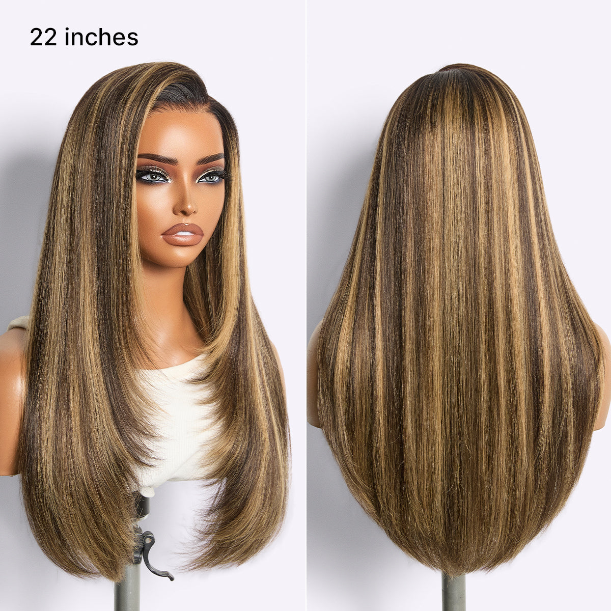 Glueless HD Lace Layered T-Part Lace Human Hair Wig - Red 180% Density | 10"-28"
