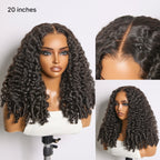 Glueless HD Lace Curly T-Part Lace Human Hair Wig 180% Density | 10"-28"