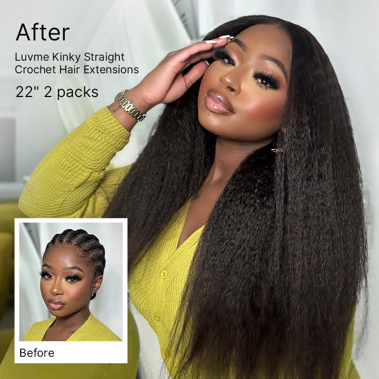 Kinky Straight Human Hair Wig | 10"-28"