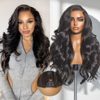 Glueless HD Lace Body Wave T-Part Lace Human Hair Wig - Red | 10"-28"