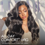Glueless HD Lace Body Wave T-Part Lace Human Hair Wig - Red | 10"-28"