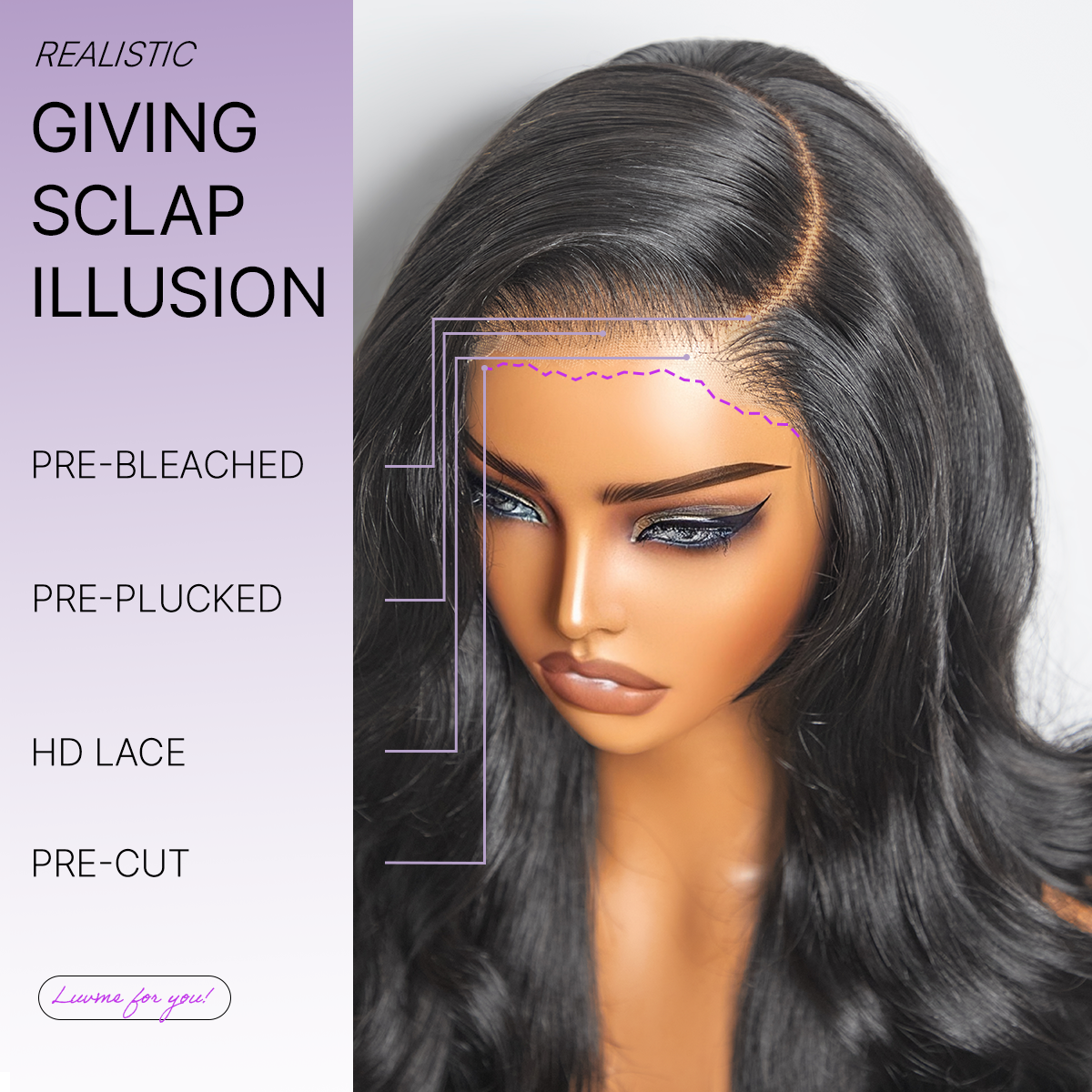 Glueless HD Lace Body Wave T-Part Lace Human Hair Wig - Red | 10"-28"