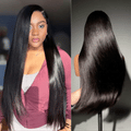 Glueless HD Lace Straight T-Part Lace Human Hair Wig 250% Density | 10"-28"
