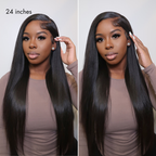Glueless HD Lace Straight T-Part Lace Human Hair Wig 250% Density | 10"-28"
