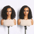 Glueless HD Lace Curly T-Part Lace Human Hair Wig 180% Density | 10"-28"
