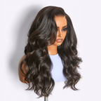 Glueless HD Lace Layered T-Part Lace Human Hair Wig - Grey | 10"-28"