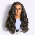 Glueless HD Lace Layered T-Part Lace Human Hair Wig - Grey | 10"-28"