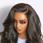 Glueless HD Lace Layered T-Part Lace Human Hair Wig - Grey | 10"-28"