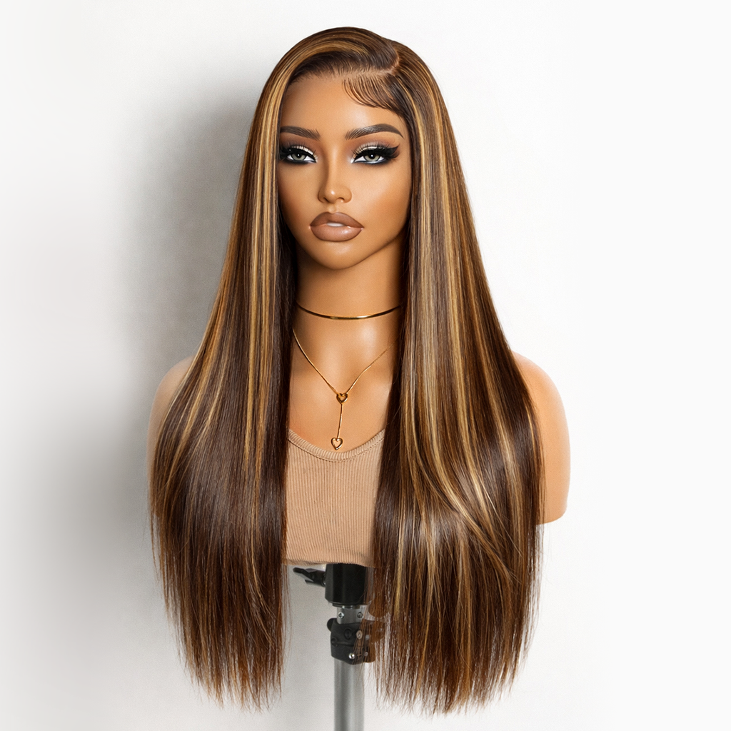 Glueless HD Lace Straight T-Part Lace Human Hair Wig 250% Density | 10"-28"