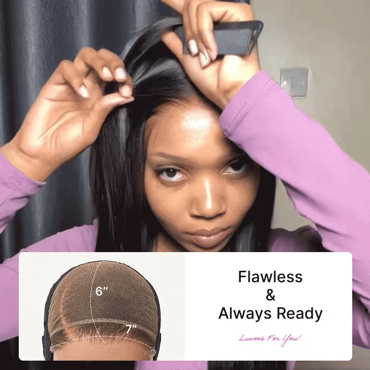 Glueless HD Lace Straight T-Part Lace Human Hair Wig 250% Density | 10"-28"