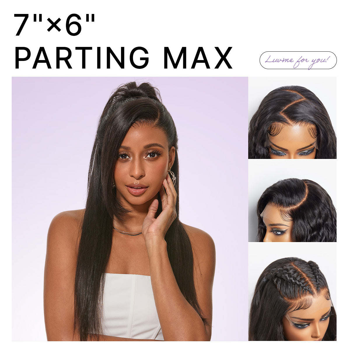 Glueless HD Lace Straight T-Part Lace Human Hair Wig 250% Density | 10"-28"