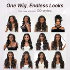 Glueless HD Lace Body Wave T-Part Lace Human Hair Wig - Red | 10"-28"