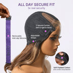 Glueless HD Lace Layered T-Part Lace Human Hair Wig - Red | 8"-14"
