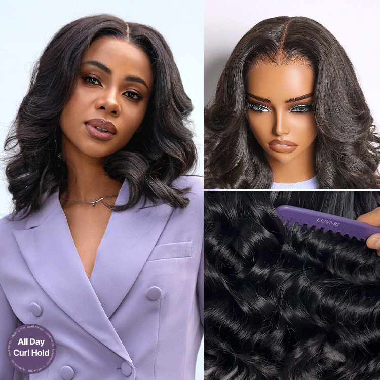 Glueless HD Lace Curly T-Part Lace Human Hair Wig | 10"-28"