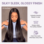 Glueless Straight T-Part Lace Human Hair Wig - Blonde Pre-Plucked | 10"-28"