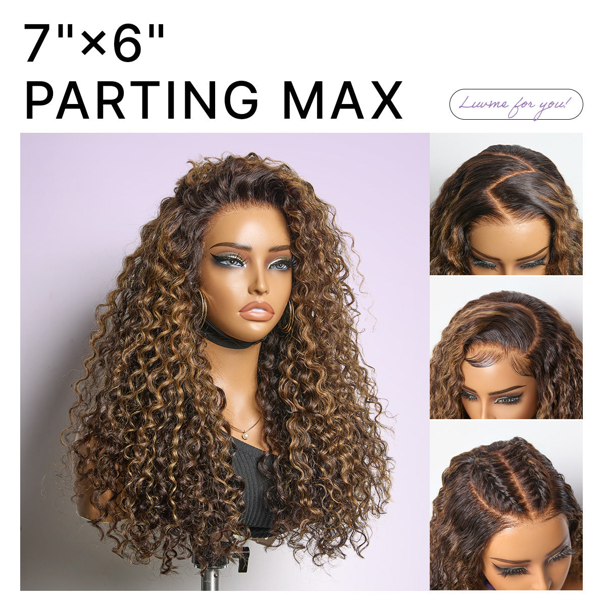 Glueless HD Lace Curly T-Part Lace Human Hair Wig - Red | 10"-28"