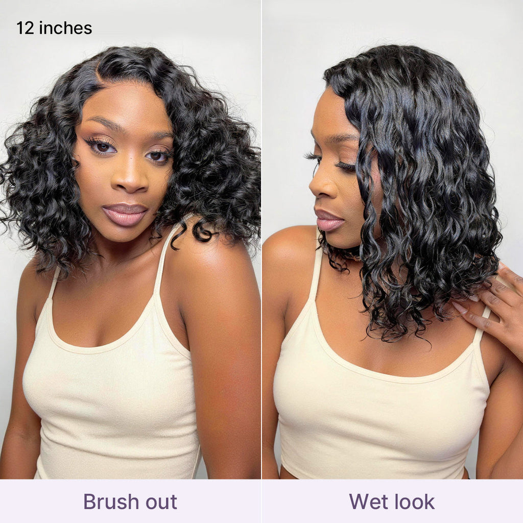 Glueless HD Lace Bob T-Part Lace Human Hair Wig | 8"-14"