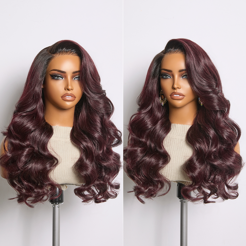 Glueless HD Lace Body Wave T-Part Lace Human Hair Wig 250% Density | 10"-28"