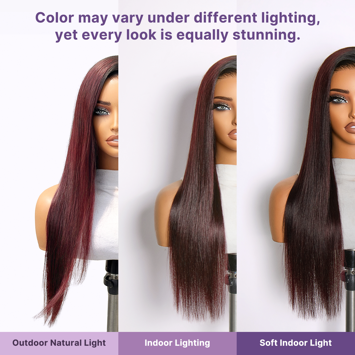 Glueless HD Lace Water Wave T-Part Lace Human Hair Wig - Ombre 180% Density | 10"-28"